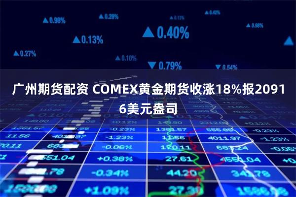 广州期货配资 COMEX黄金期货收涨18%报20916美元盎司