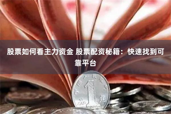 股票如何看主力资金 股票配资秘籍：快速找到可靠平台